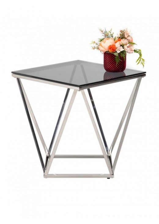 Кавовий стіл CP-2  срібло Vetro MSMLOFT
