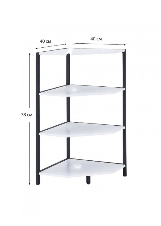 Набір столиків VECELO з 4-ярусними полицями  