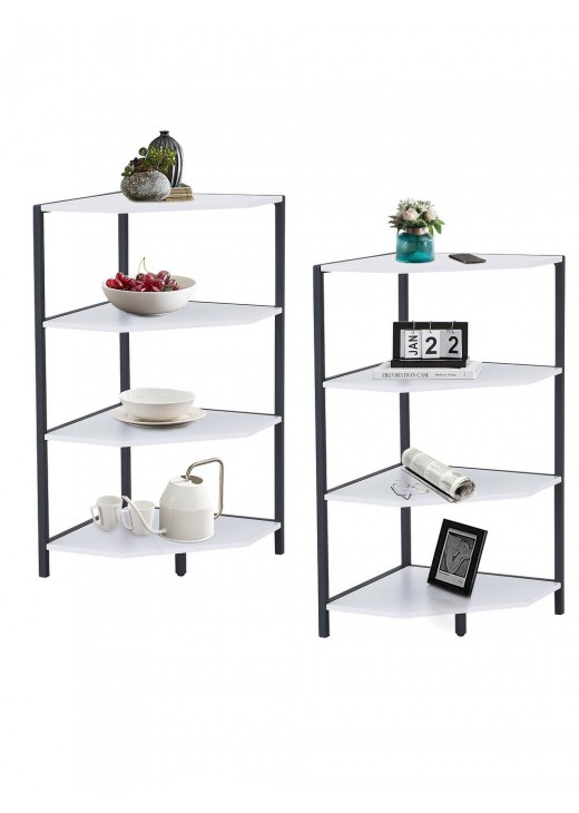 Набір столиків VECELO з 4-ярусними полицями  