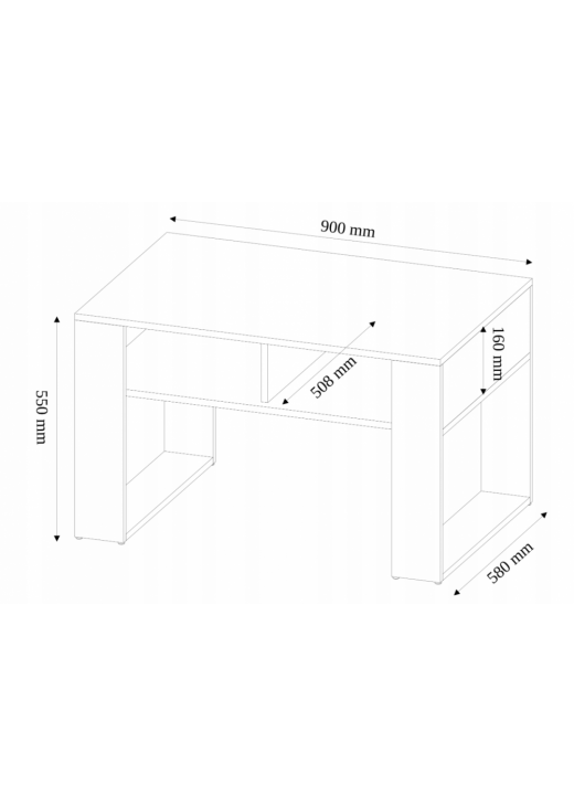 Журнальний столик 90x58x55см , дуб сонома Журнальний столик 90x58x55см , дуб сонома