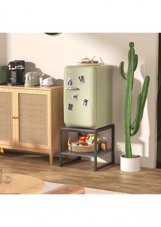 Столик квадратний з 2-рівневим сховищем Столик квадратний з 2-рівневим сховищем