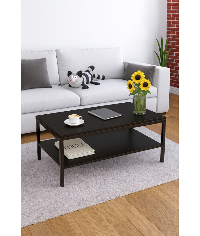 Журнальний столик L‑1  із полицею 