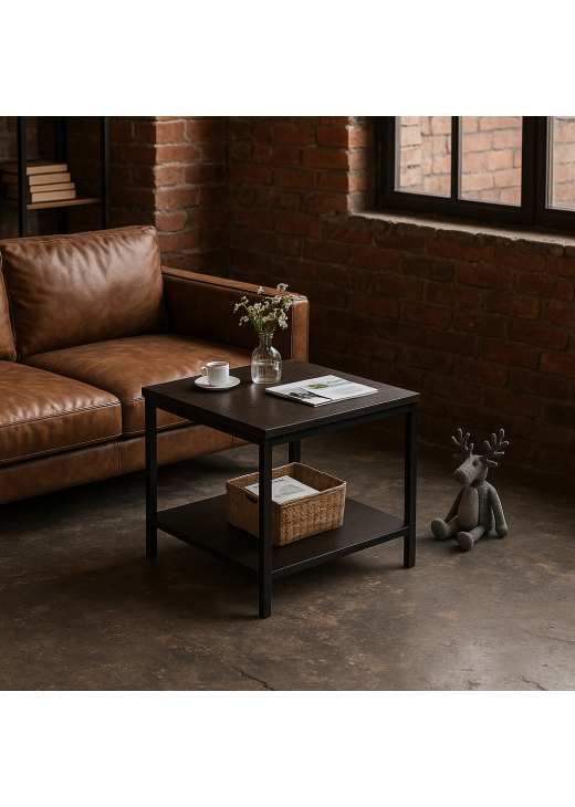 Cтолик 2-ярусний столик для кави та чаю, тумбочка для дивана