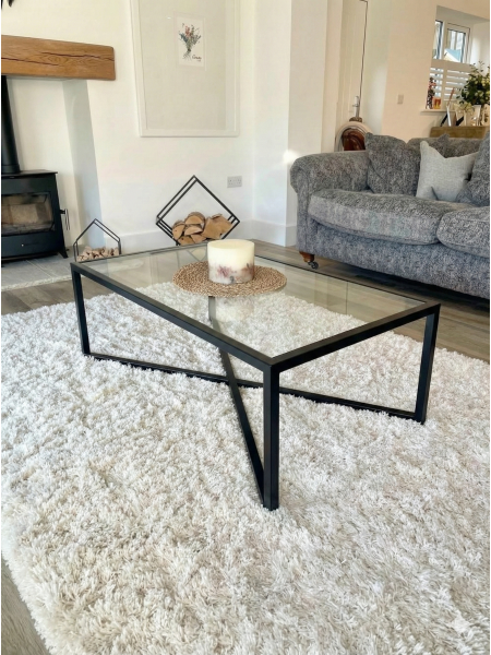 Журнальний столик Crossley Glass, чорний