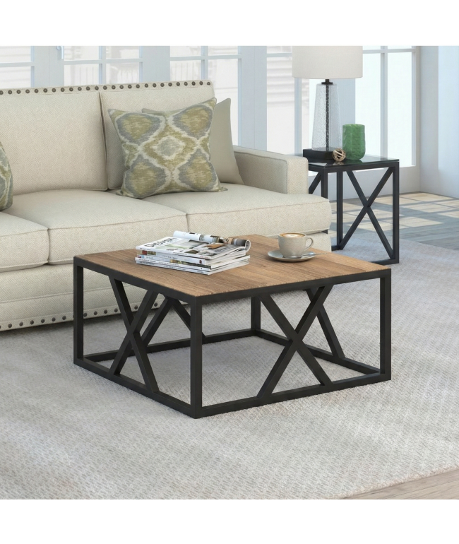 Журнальний столик Haught  із X-рамою