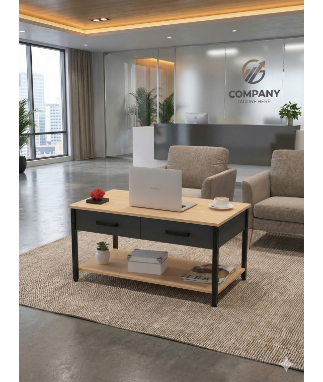 Журнальний столик L-6  з висувними шухлядами