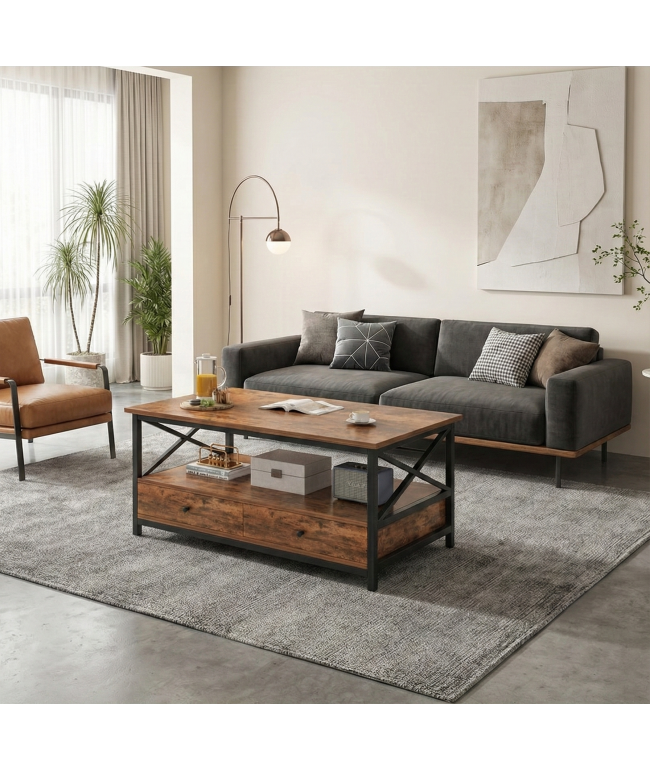 Журнальний столик Leobert Oliver з шухлядами