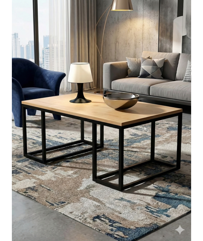 Журнальний столик GS-3120: Практичний Лофт для вашого інтер'єру
