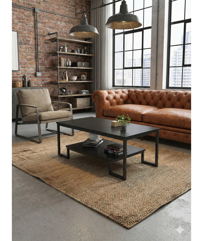 Журнальний столик ЖС147: Функціональний Лофт для вашого комфорту