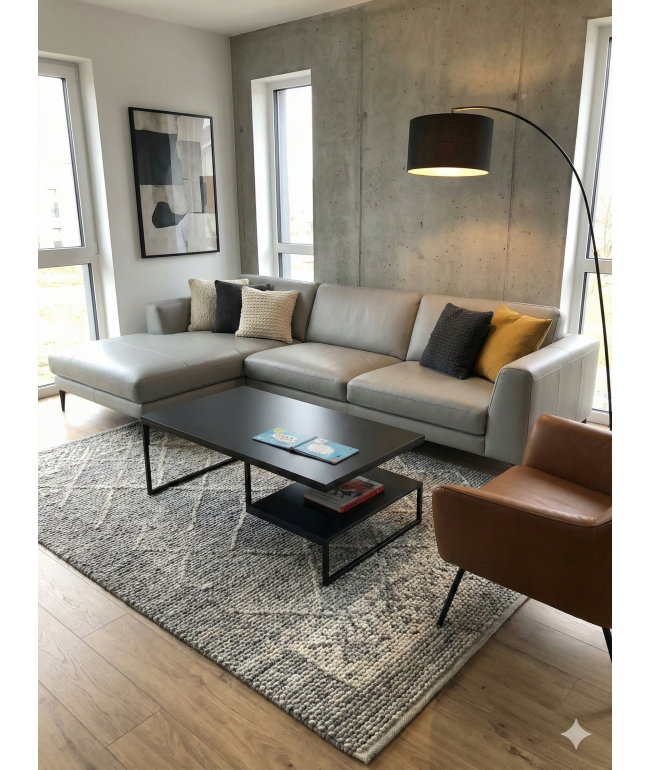 Журнальний столик Cof-tab-130: Масштаб та комфорт вашого простору