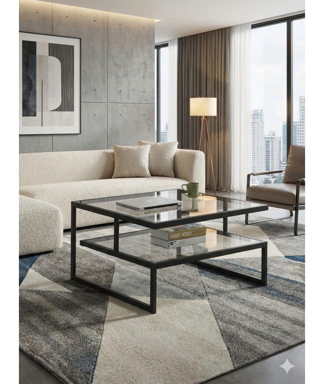 Журнальний столик Coffee Table 2: Геометрія прозорості