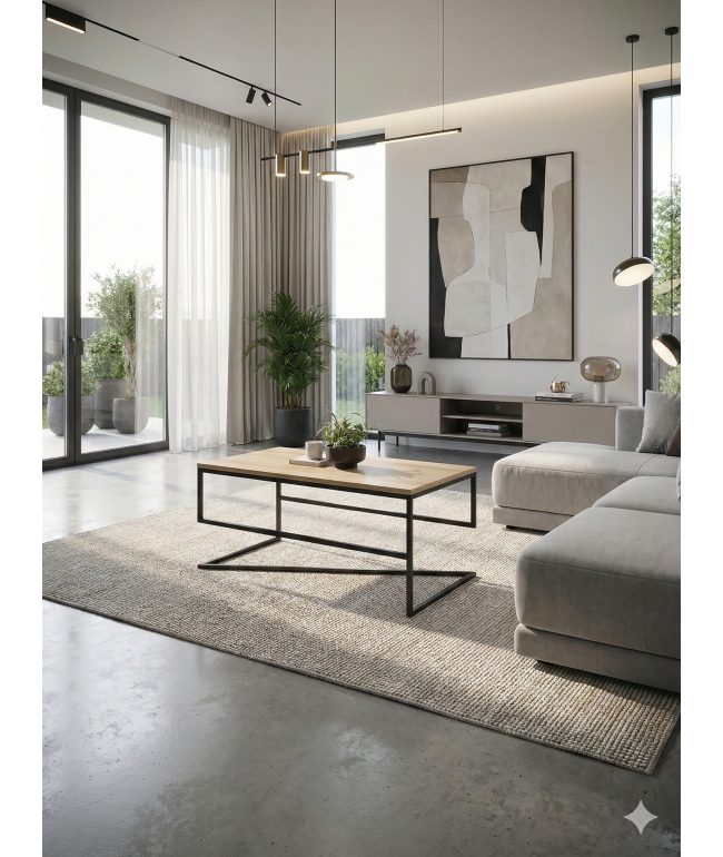 Журнальний столик Cof-tab-101 у стилі Лофт