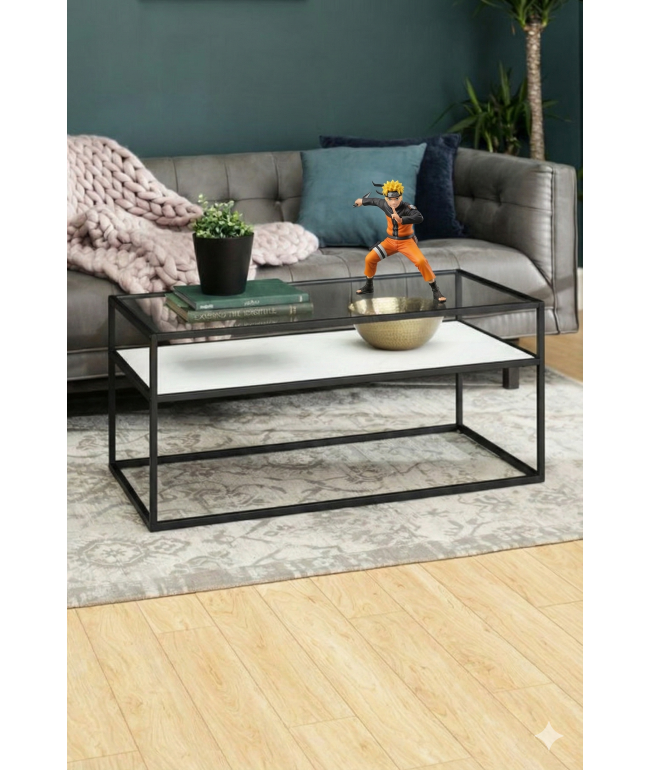 Журнальний столик ЖС 150: Естетика скла та міцність металу