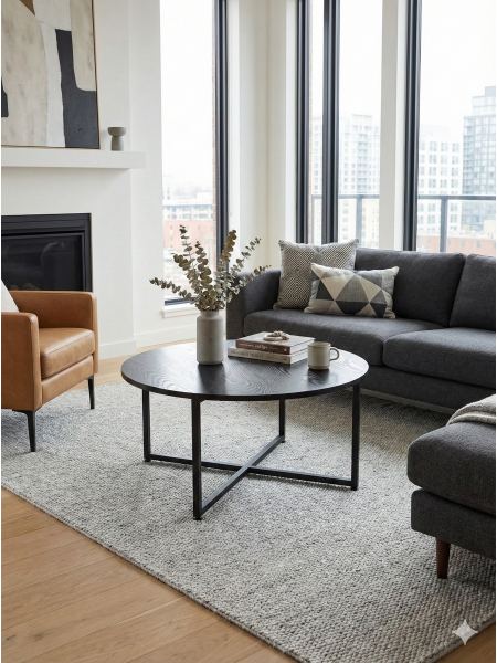 Круглий журнальний столик Musso Круглий журнальний столик Musso