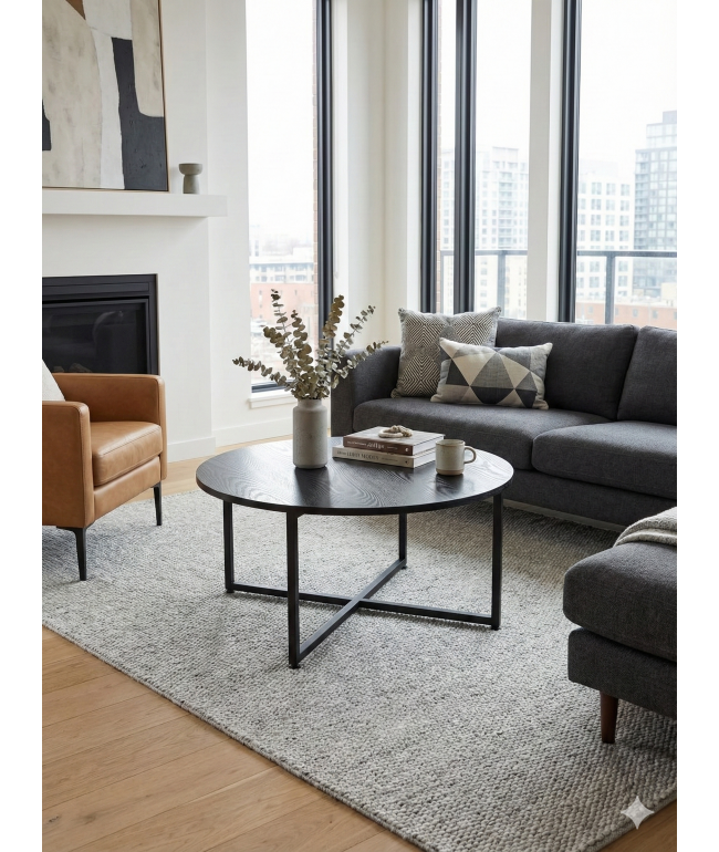 Круглий журнальний столик Musso — Гармонія форми та простору