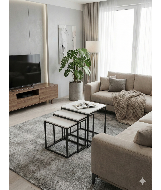 Набір кавових столиків “Tab-129” 3-в-1