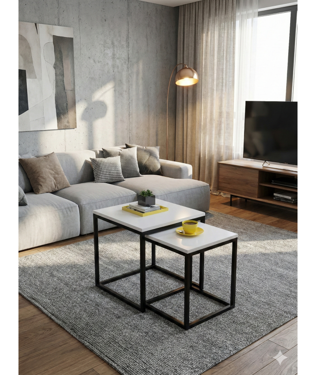 Набір журнальних столиків Tab-148: Стиль та функціональність у вашій вітальні