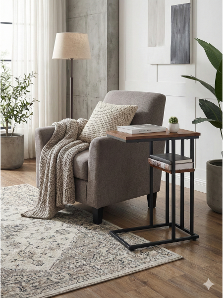 Набір leobert з 2 столиків у формі букви С 