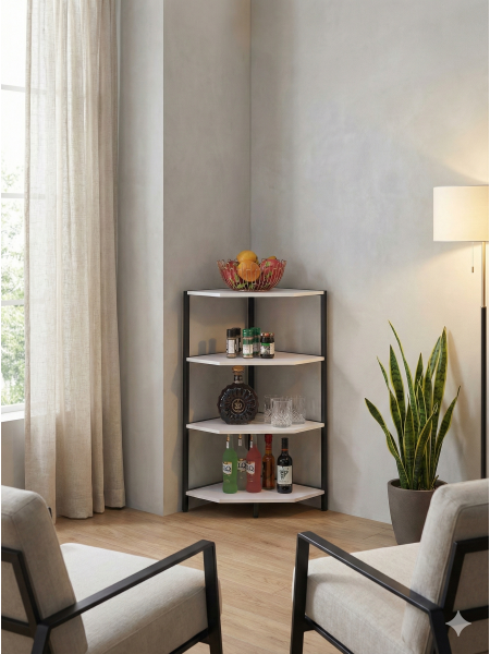 Набір столиків VECELO з 4-ярусними полицями  