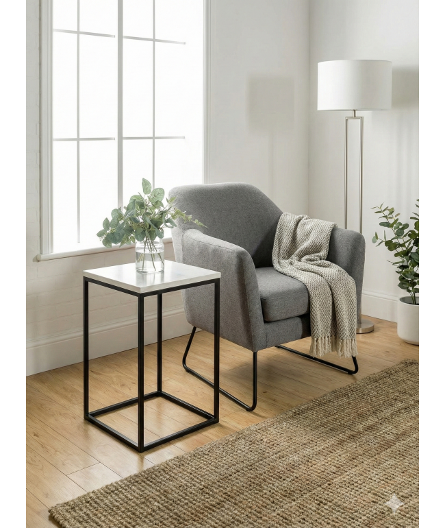 Приставний столик Vitan у стилі Лофт (60х40 см)