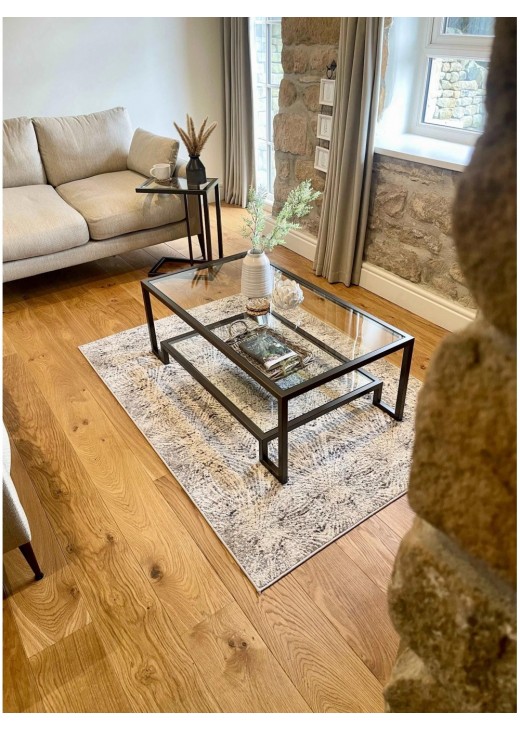 Журнальний столик Hudson Glass, бронзовий