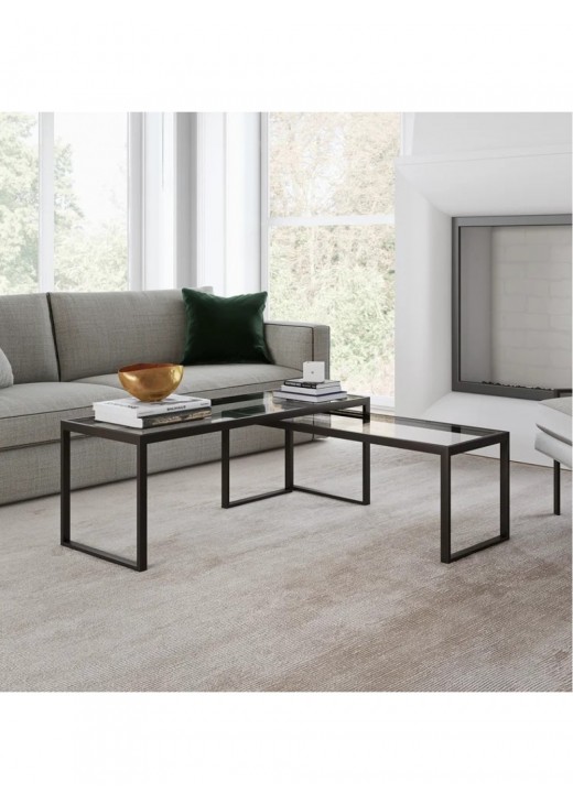 Журнальний столик Ogrady Glass Top Nesting