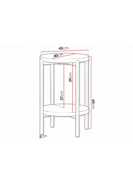 Приставний столик SIGURDO Приставний столик SIGURDO