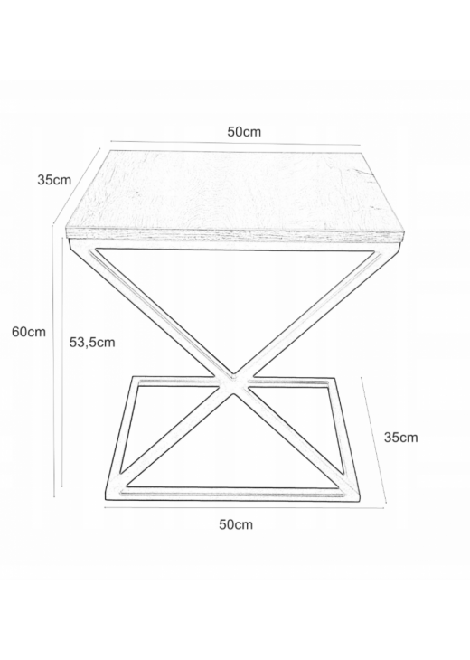 Журнальний столик X LOFT