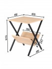 Журнальний столик Джаспер Loft Design MSMLOFT