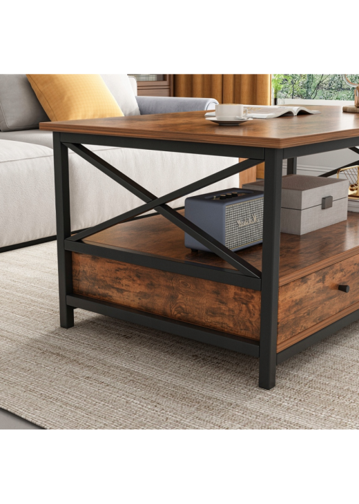 Журнальний столик для вітальні з шухлядами