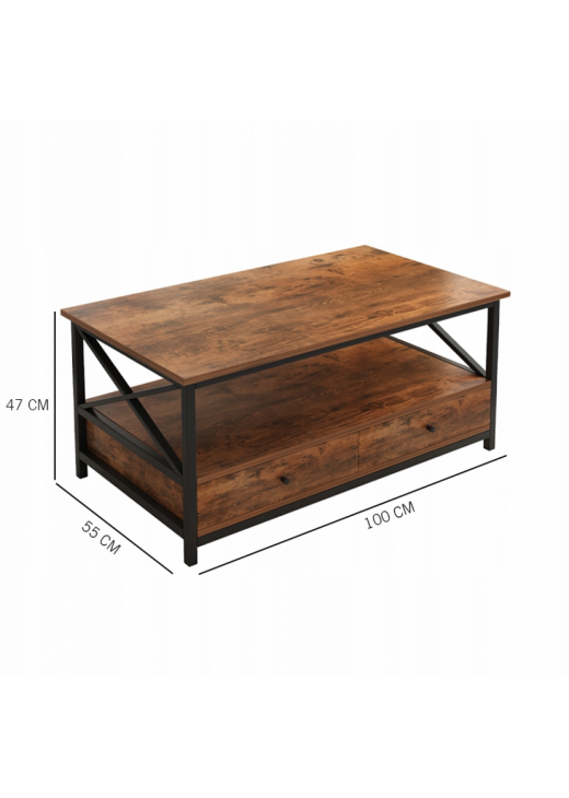 Журнальний столик Leobert Oliver з шухлядами Журнальний столик Leobert Oliver з шухлядами