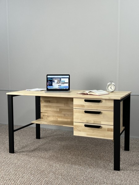 Стіл офісний у стилі лофт з натурального дерева "Range\"