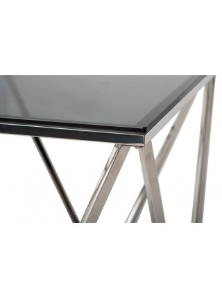 Кавовий стіл CP-2 тонований срібло Vetro MSMLOFT