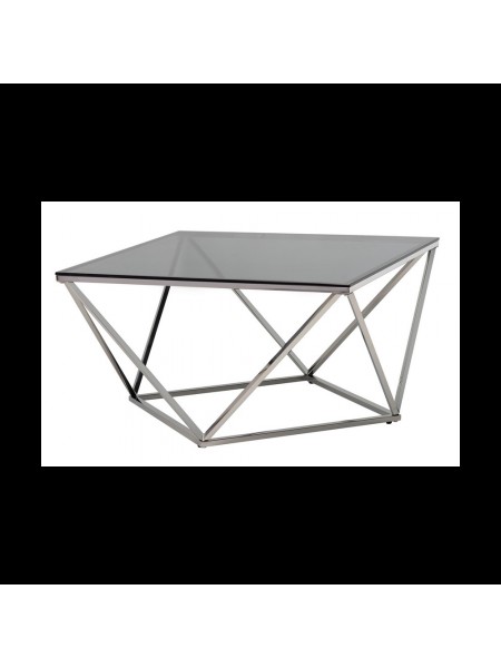 Журнальний стіл CP-1 тонований срібло Vetro MSMLOFT