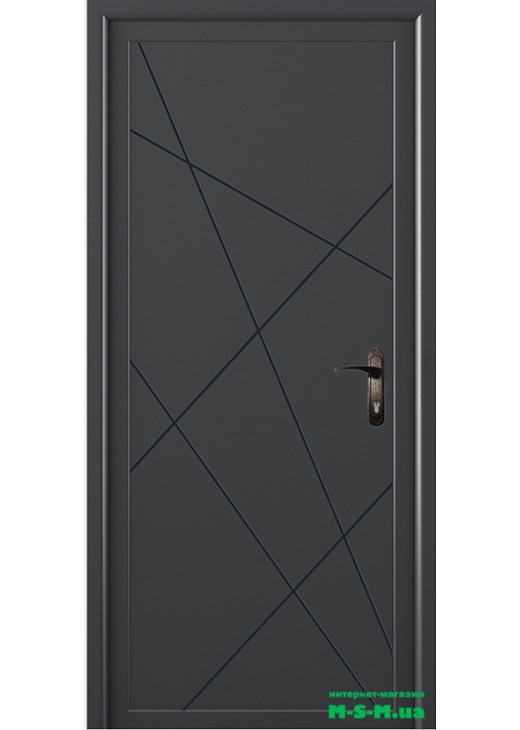 Вхідні двері Вулкан металл/МДФ модель 12