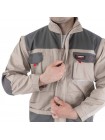 Куртка робоча 2 в 1, 100% бавовна, щільність 180 г / м2, S INTERTOOL SP-3031