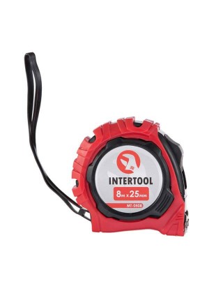 Рулетка з фіксатором 8м * 25мм "Магніт" INTERTOOL MT-0508