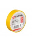 Стрічка ізоляційна, 17 мм * 15 м * 0.15 мм, жовта INTERTOOL IT-0042