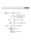 Набір інструментів 1/2 ", 20 од., Cr-V STORM INTERTOOL ET-8020