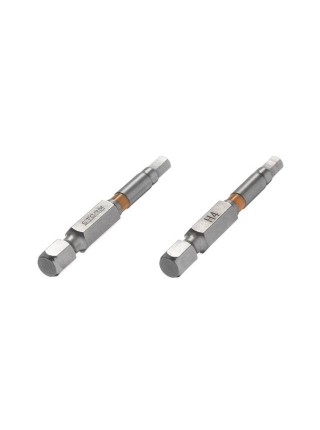 Комплект викруткових насадок Hex H4.0 1/4" * 50 мм, S2, уп. 2 од., STORM INTERTOOL VT-0228