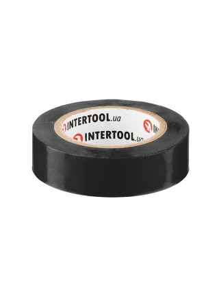 Стрічка ізоляційна, 17 мм * 10 м * 0,15 мм, чорна INTERTOOL IT-0011