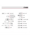 Набір інструментів 3/8", 39 од., Cr-V STORM INTERTOOL ET-8039