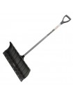 Лопата для прибирання снігу 620*280 мм, з рукояткою 970 мм INTERTOOL FT-2090