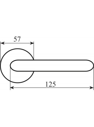 Ручка Fimet 173-269 F45 Vittoria ант залізо R ф/з