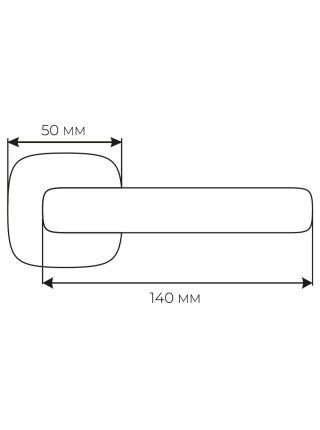 Ручка Fimet 132C-213 F05 Prima мат хром R ф/з