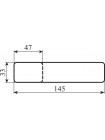 Ручка M&t Minimal TIN-C 000030 мат хром, без вставки