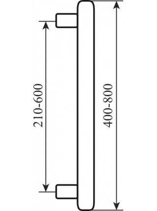 Ручка тянущая Fimet 831 800 600 F60 нерж