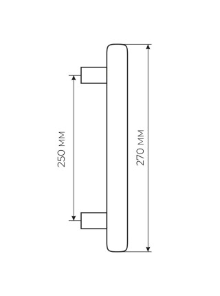 Ручка тягнуча Fimet 1028STG-261 F04 Tasha хром