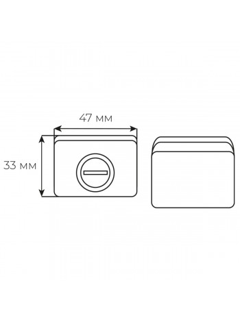 Накладка M & T Minimal Cr-K чорний брашірованний вж