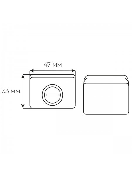 Накладка M & T Minimal Cr-K чорний брашірованний вж